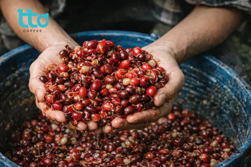 Sơ chế ướt giúp giữ rõ hương vị nguyên bản, nâng cao độ ổn định, hạn chế hư hỏng Sơ chế ướt giúp giữ rõ hương vị nguyên bản, nâng cao độ ổn định, hạn chế hư hỏng