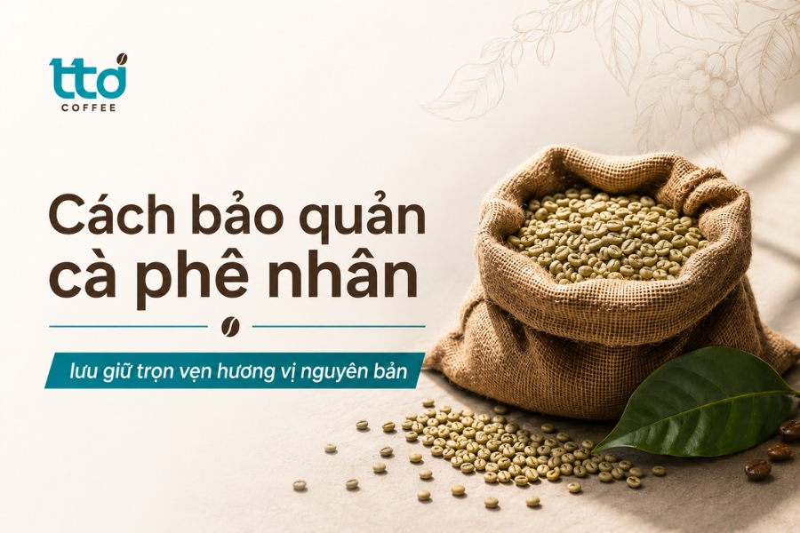 Hướng dẫn cách bảo quản cà phê nhân lưu giữ trọn vẹn hương vị nguyên bản