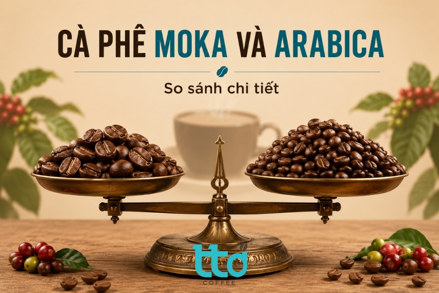Cà phê Moka và Arabica có gì khác nhau? So sánh chi tiết