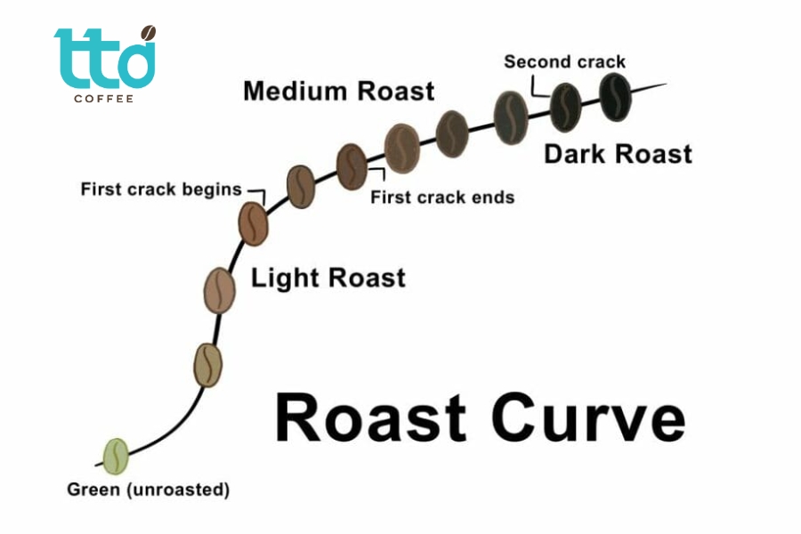 Các biến đổi xảy ra trong quá trình rang