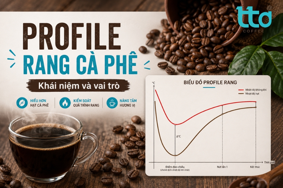 Profile rang cà phê là gì? Vai trò của profile rang đến hương vị cà phê thành phẩm