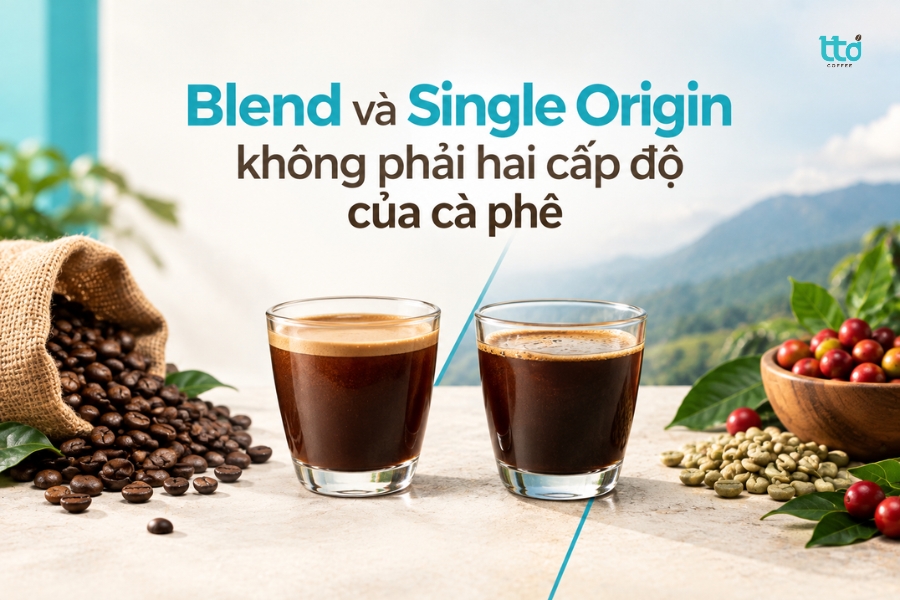 Blend và Single Origin không phải hai cấp độ của cà phê