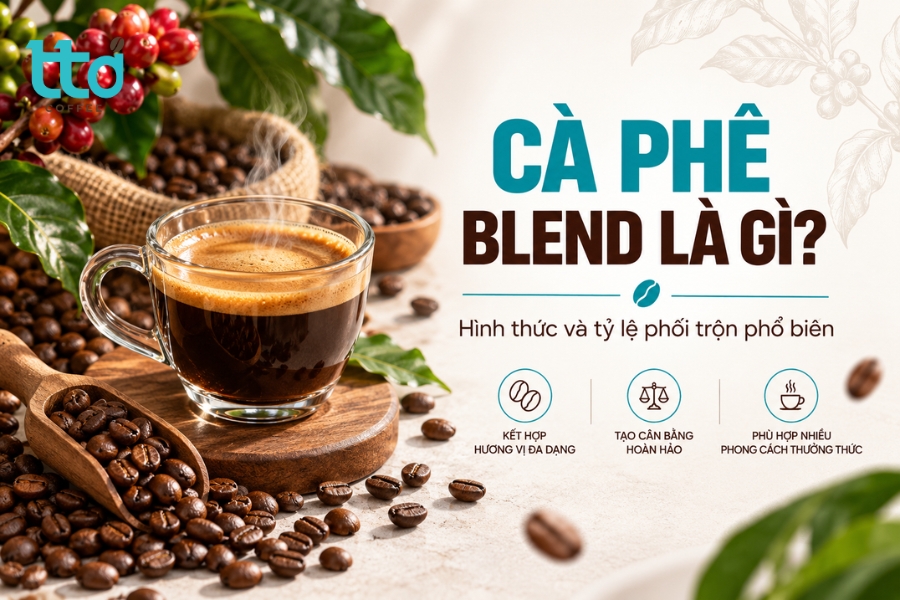 Cà phê Blend là gì? Các hình thức và tỷ lệ phối trộn phổ biến