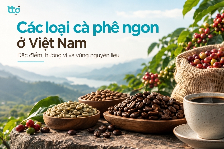 Các loại cà phê ngon ở Việt Nam: Đặc điểm, hương vị và vùng nguyên liệu Các loại cà phê ngon ở Việt Nam: Đặc điểm, hương vị và vùng nguyên liệu