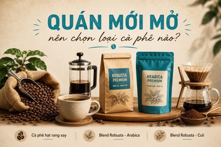 Quán mới mở nên chọn loại cà phê nào? Kinh nghiệm và lời khuyên