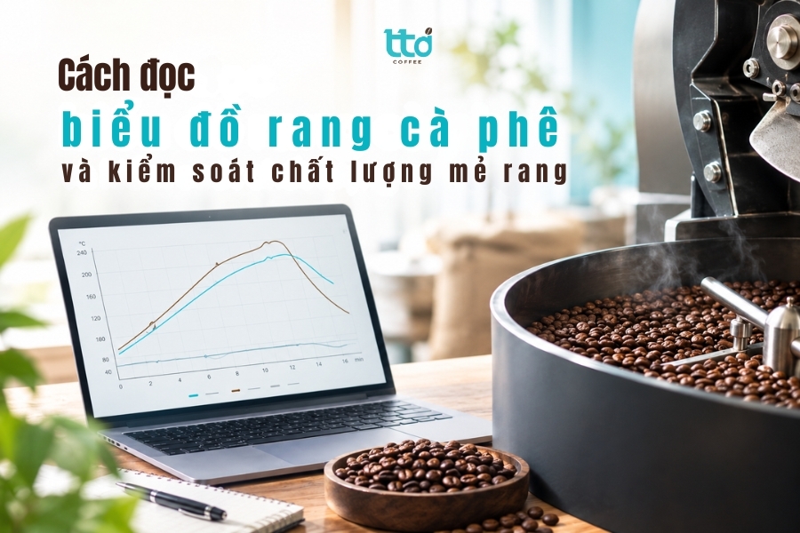 Cách đọc biểu đồ rang cà phê và kiểm soát chất lượng mẻ rang